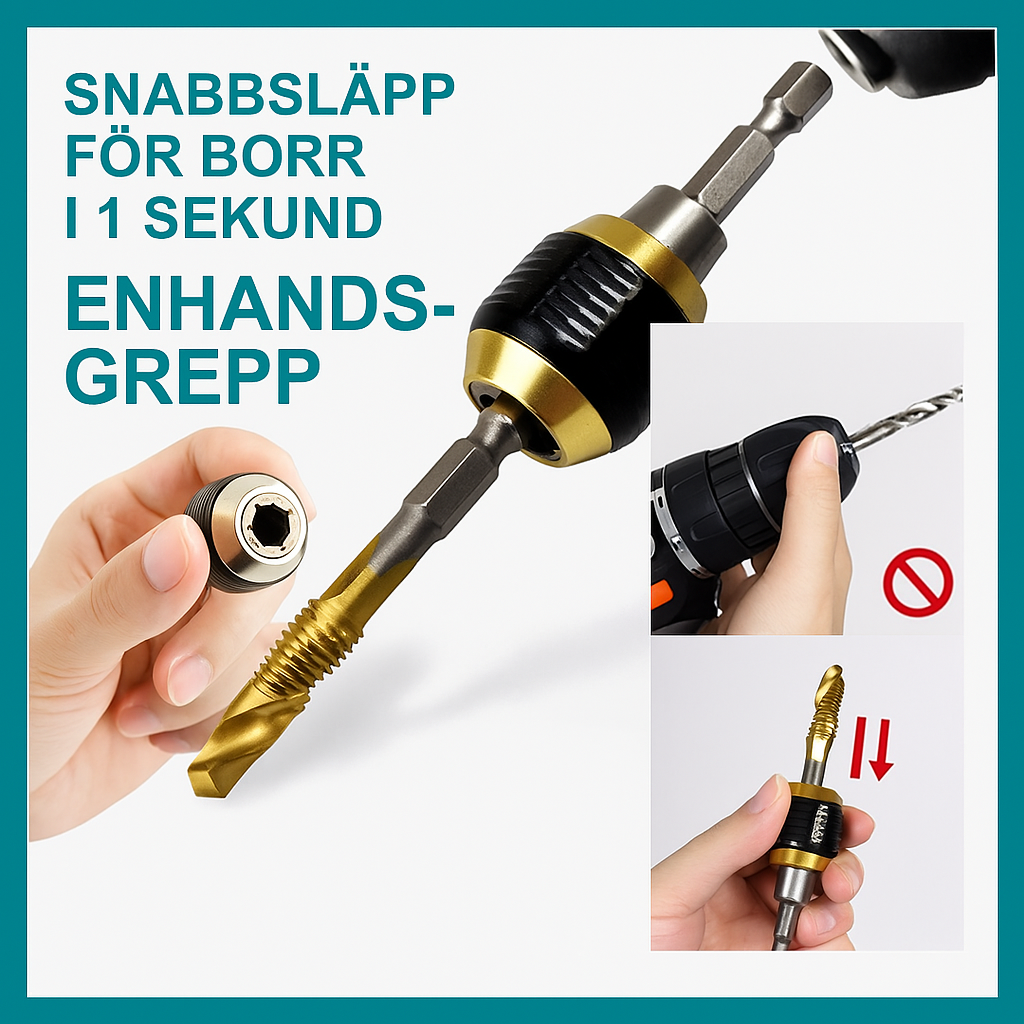 Snabbkoppling För Sexkantsborrkrona