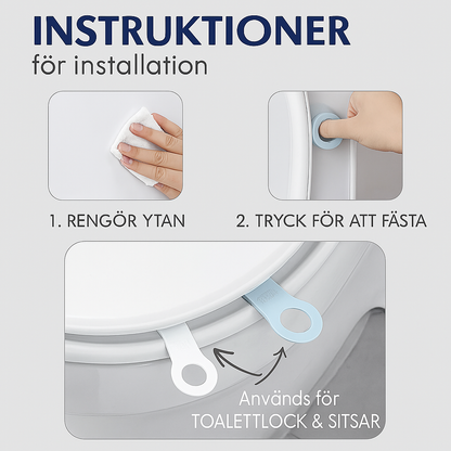 Sughandtag För Toalettsits (2-pack)